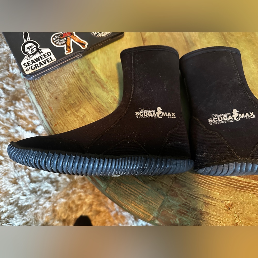 ScubaMax Black Diving Boots